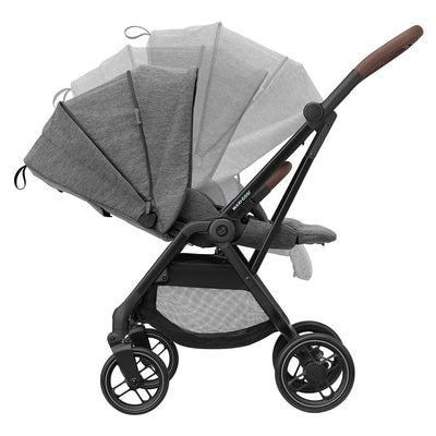 Carrinho de Bebê Maxi-Cosi Leona² Select Grey - Reclinável e Regulável em Altura